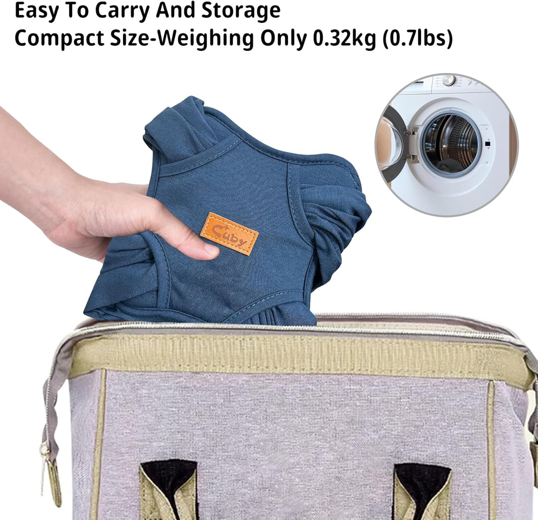 CUBY Hundetragetasche, Eingewickelt Hunde Tragetasche Nach vorne Gerichteter Rucksackträger Schulter