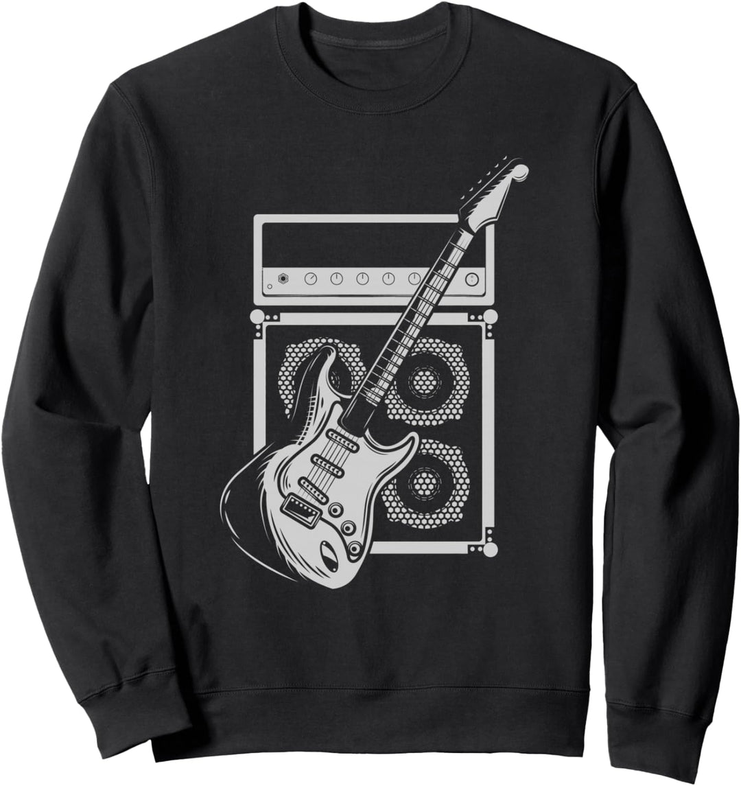 Verstärker und E-Gitarre Sweatshirt