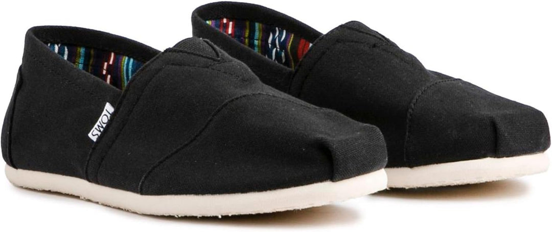 TOMS Herren Alpargata Core Flache Slipper 41 EU Schwarz Weiss, 41 EU Schwarz Weiß