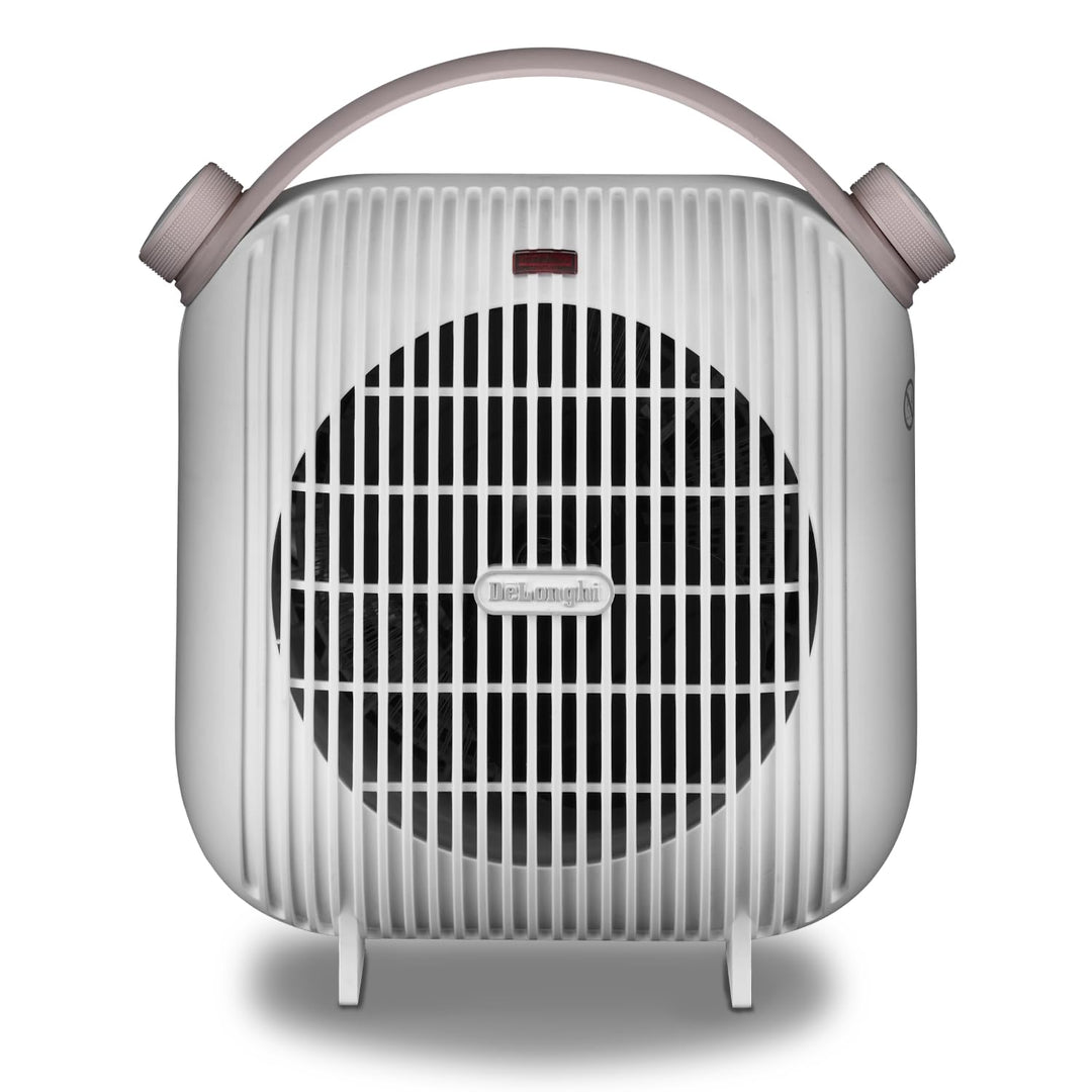 De'Longhi HFS30B24.W Tischheizlüfter, 2400 W, weiss/altsrosa, Weiss
