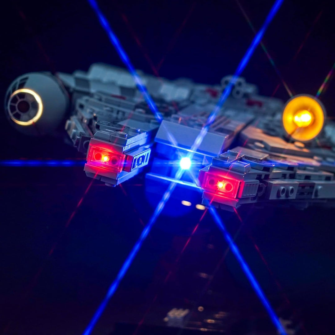 Licht Kompatibel mit Lego Millennium Falcon 75375, Nur Lichter Set - Kein Modell, Sonderanfertigung