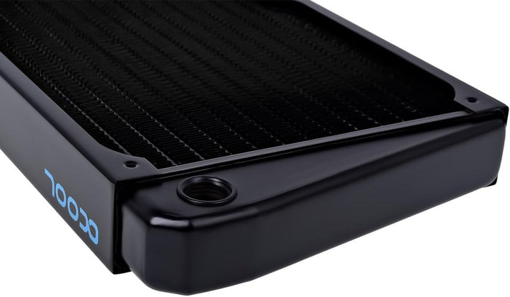 Alphacool 14241 NexXxoS ST30 Full Copper X-Flow Radiator - CPU Wasserkühlung - 140mm, Kupfer / Schwa