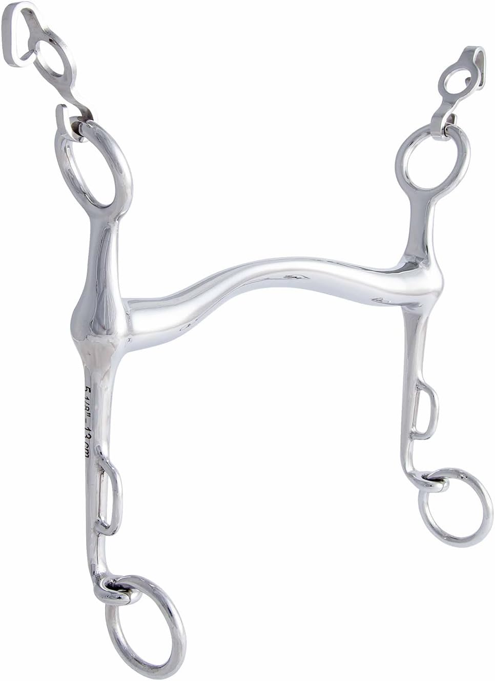 Stübben 2490 Dressurkandare Fine Line 11,0 cm - 16 mm - Edelstahl, 11,0 cm - 16 mm - Edelstahl