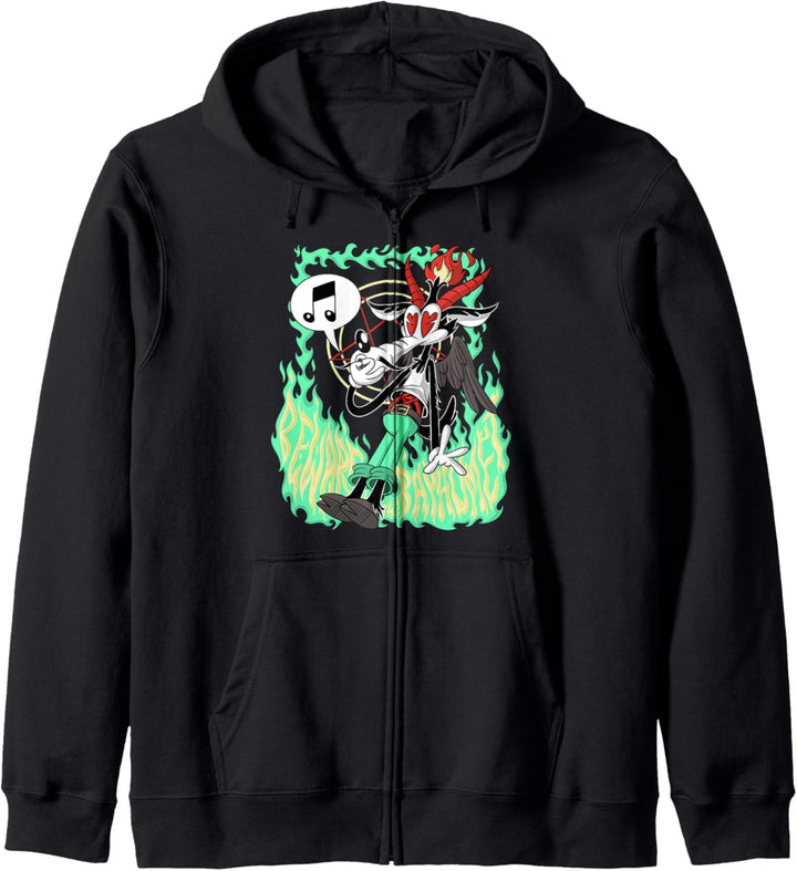 Beware the Baphomet Lustig Vorsicht vor der bösen Wolfspfei Kapuzenjacke