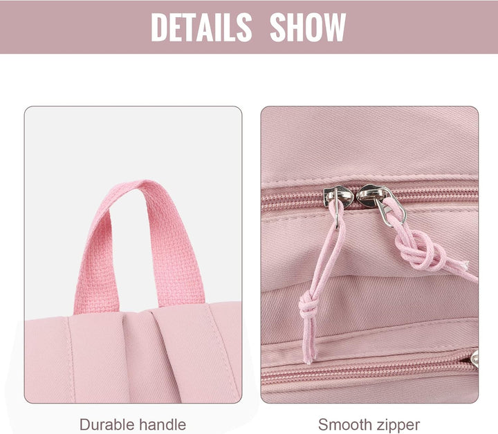 7VSTOHS Kawaii-Rucksack mit Kawaii-Anhänger und Zubehör für Teenager-Mädchen Rucksack-Schule Aesthet