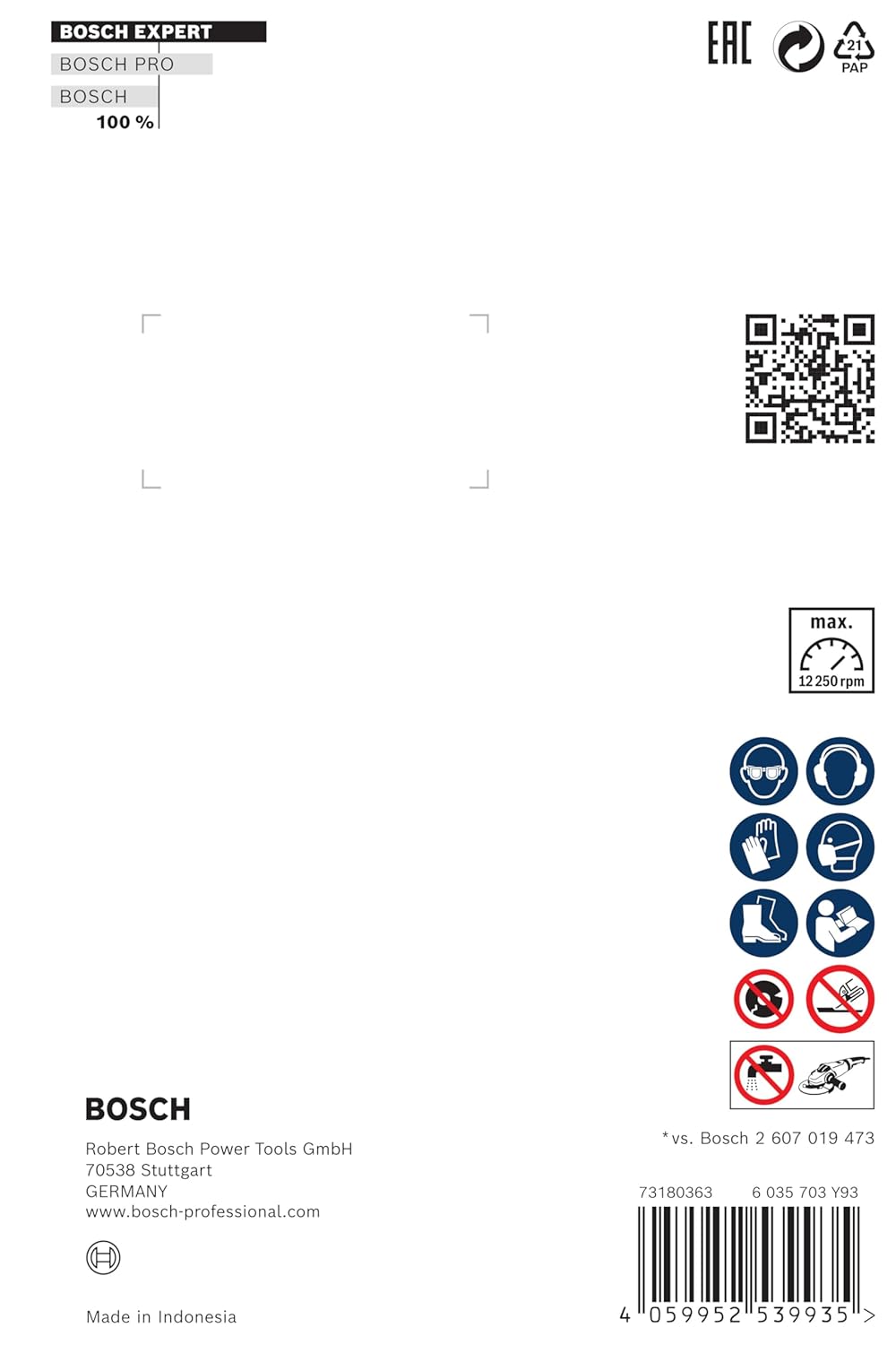 Bosch Professional 1x Expert HardCeramic X-LOCK Diamanttrennscheiben (für Harte Fliesen, Harter Stei