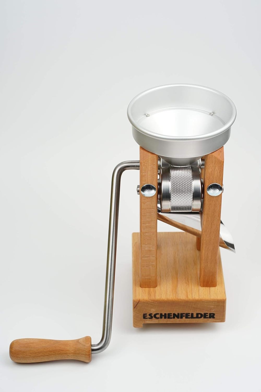 Eschenfelder Flockenquetsche | Flocker | Tischmodell mit Alutrichter | frische Haferflocken 20