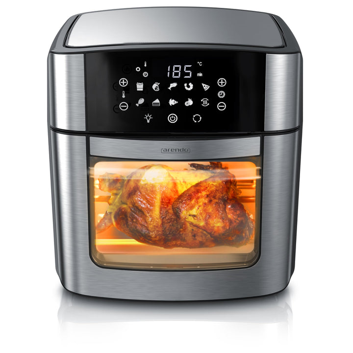 Arendo - XXL Heissluftfritteuse 16 Liter - Grill - Dörrautomat - Backofen - Air Fryer - Touchscreen