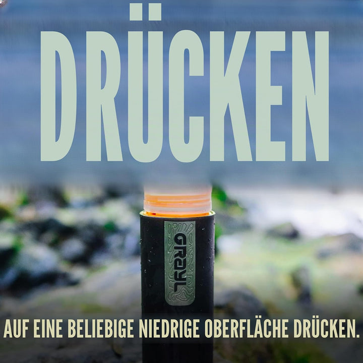 GRAYL UltraPress Ersatzfilterkartusche (Orange), Orange