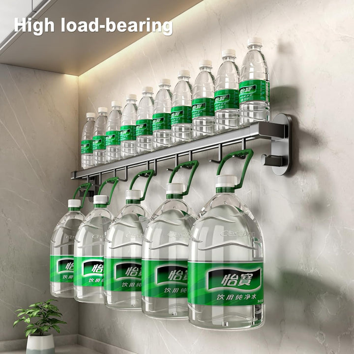 Hakenleiste Küche ohne Bohren Küchenhaken Selbstklebend Haken Küche Küchenstange Küchenreling Stange