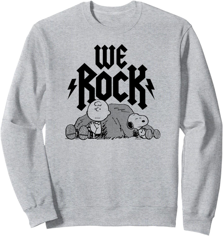 Peanuts - Wir rocken Charlie Brown und Snoopy Sweatshirt