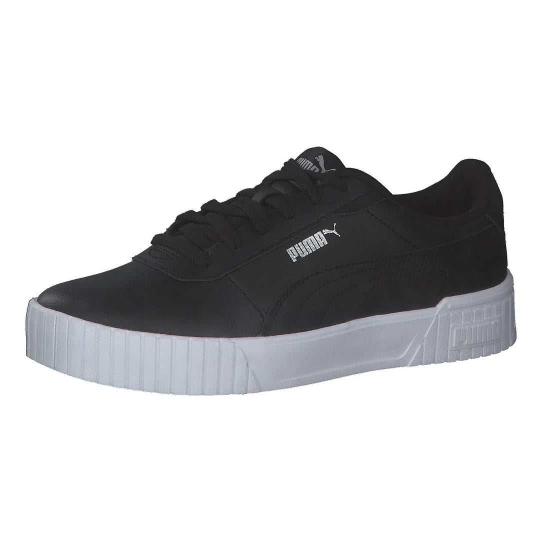 PUMA Mädchen Carina 2.0 Jr Sneaker 35.5 EU Puma Black Puma Black Puma Silver, 35.5 EU Puma Black Pum
