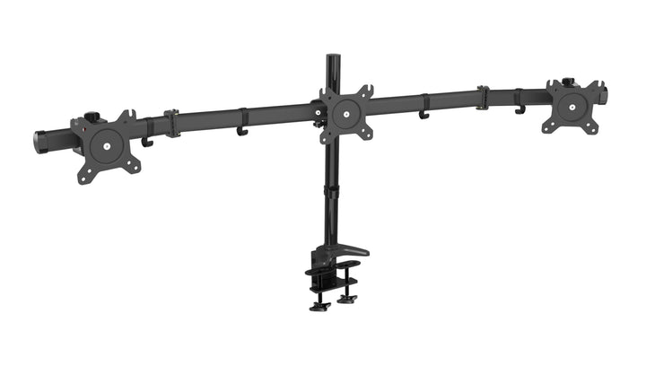 HFTEK - Monitor TV Halter Mounts Tischhalterung für 3 Bildschirme von 15 bis 27 Zoll – VESA 75/100 -