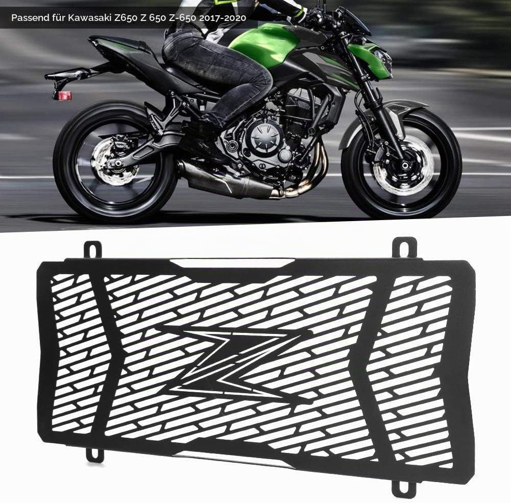 Kühlerschutz, Edelstahl Motorrad Kühlergrill Shroud Cover Protector Fit für Z650 Z 650 Z-650 2017-20