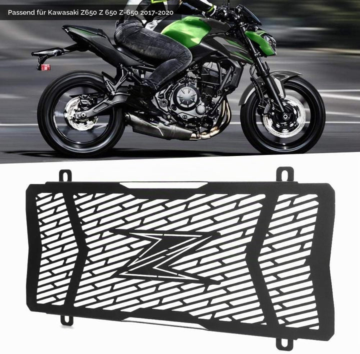 Kühlerschutz, Edelstahl Motorrad Kühlergrill Shroud Cover Protector Fit für Z650 Z 650 Z-650 2017-20