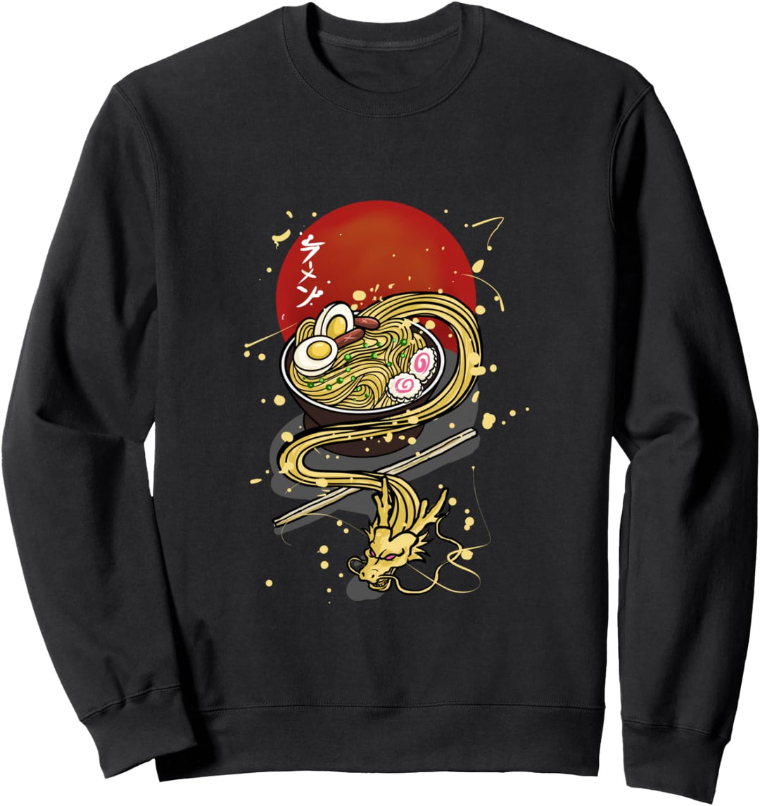 Japanische Ramen Drachen Ramen Nudeln Geschenk Sweatshirt