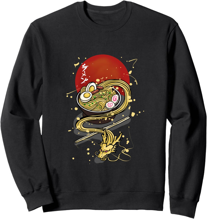 Japanische Ramen Drachen Ramen Nudeln Geschenk Sweatshirt