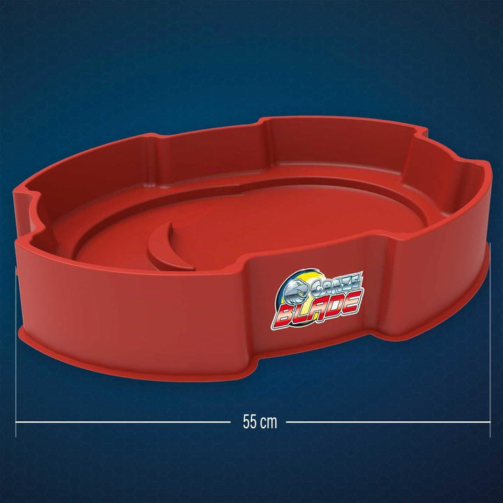 CRAZE BLADE Mega Battle Arena - Kampfarena für Kampfkreisel robust, Spinning Tops Kinderkreisel Blad