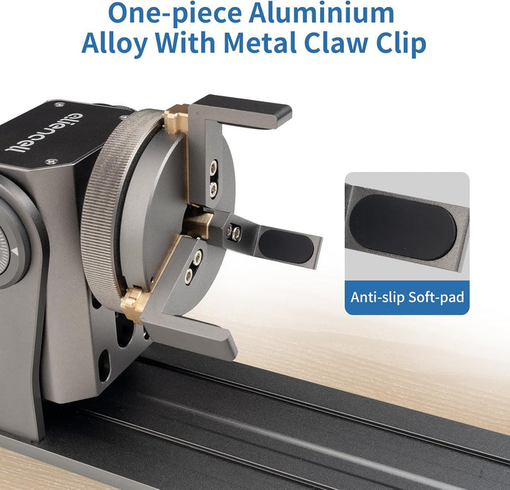 ALIENCELL RR1 Roterende Laser Graveer rol, 180° Hoekaanpassing Kaakrol, Compatibel Met de Meeste Las