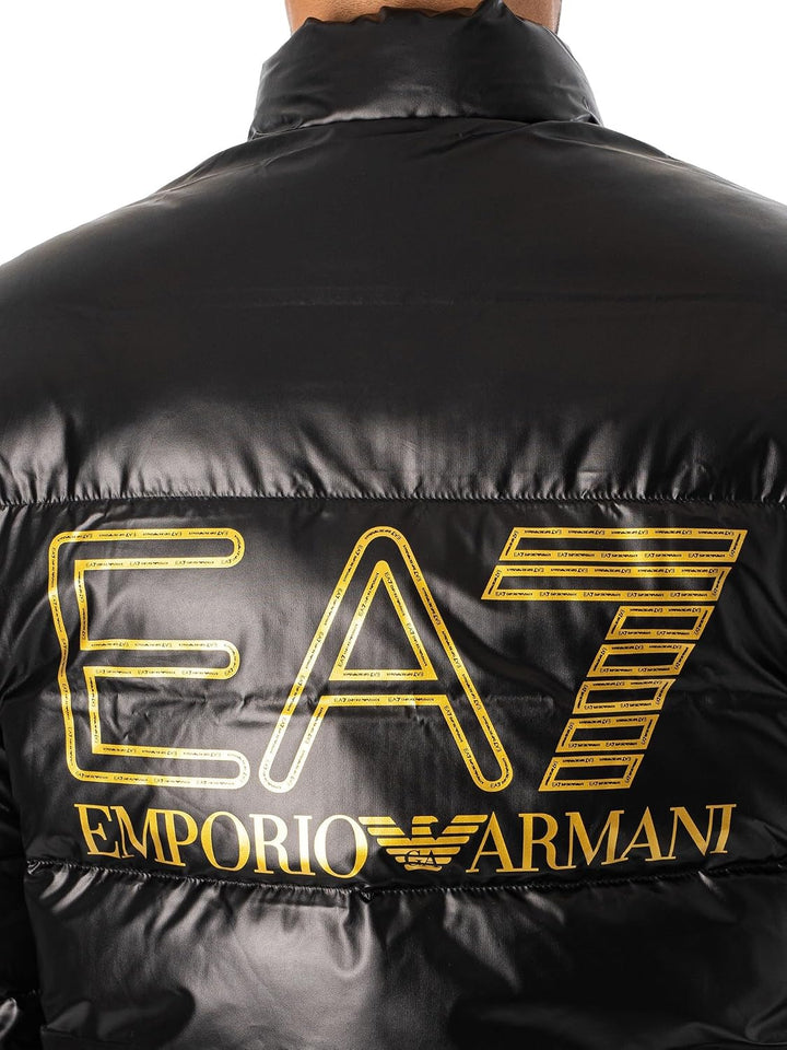 EA7 Gewebte Bomberjacke für Herren, Schwarz XXL Schwarz, XXL Schwarz