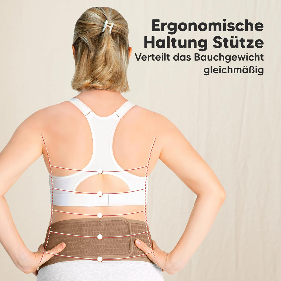 KeaBabies Bauchgurt Schwangerschaft - Weicher und atmungsaktiver schwangerschaftsgürtel - Bauchband
