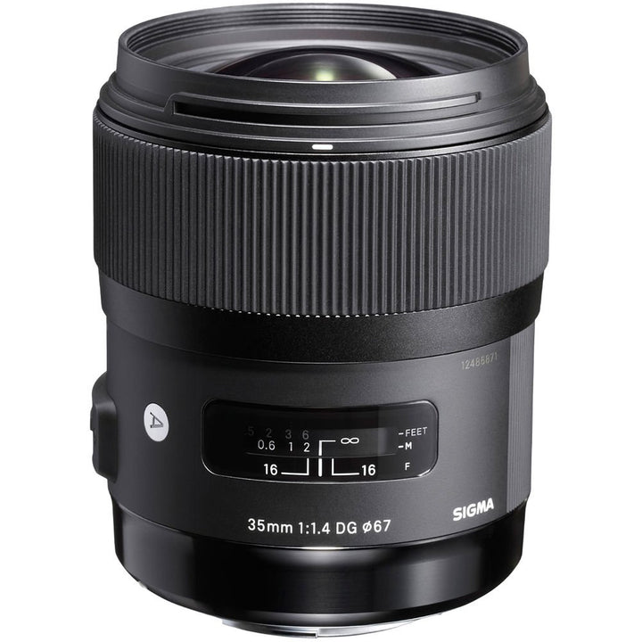 Sigma 35mm F1,4 DG HSM Art Objektiv (67mm Filtergewinde) für Sony A-Objektivbajonett für Sony-A Sing