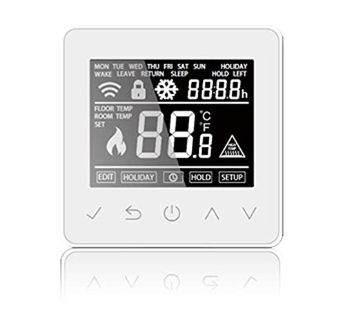 WLAN-Thermostat ThermoLife ET61W - Digitales Raumthermostat programmierbar mit Internem Temperaturse