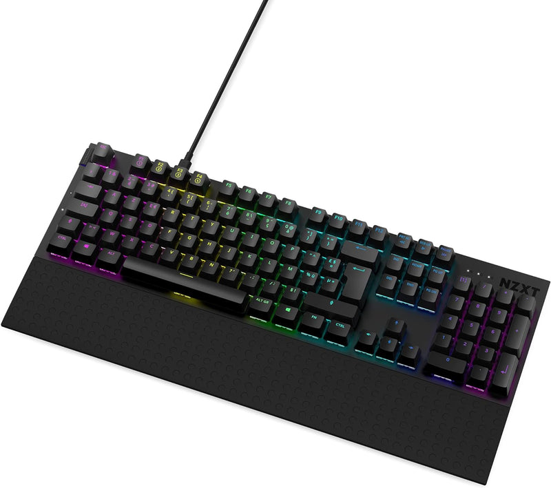 NZXT Function Mechanische PC Gaming Tastatur - beleuchtet - lineare RGB Schalter - MX kompatible Sch
