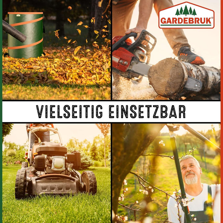GARDEBRUK® Gartenabfallsack 3x165 Liter 30 kg Belastbarkeit stabil robust abwaschbar Garten Pop up R