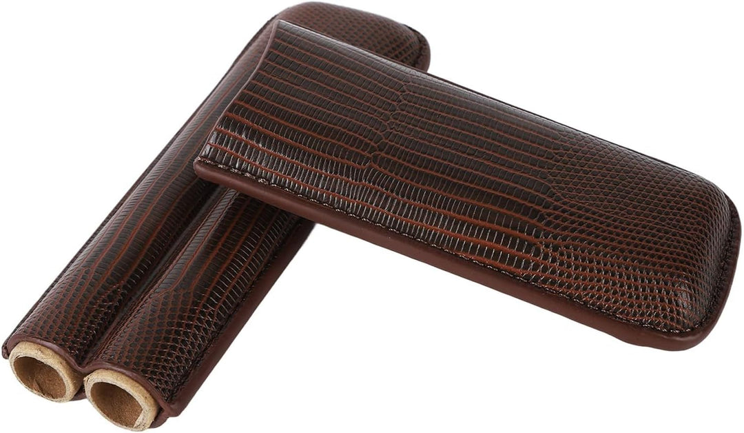 Zigarrenetui-halter, PU-Leder, Zigarrenetui, Zigarrenetui-halter, Zigarrenstanzer und -halter, Elega