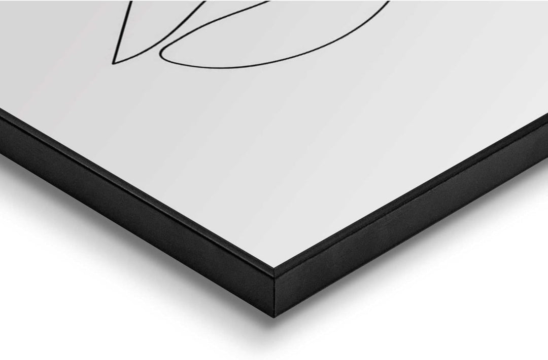 REINDERS Bilder Set, Frau, Schlafzimmer, Poster, Wanddeko, Room Decor, MDF, Schwarz-Weiss, 3-er Set