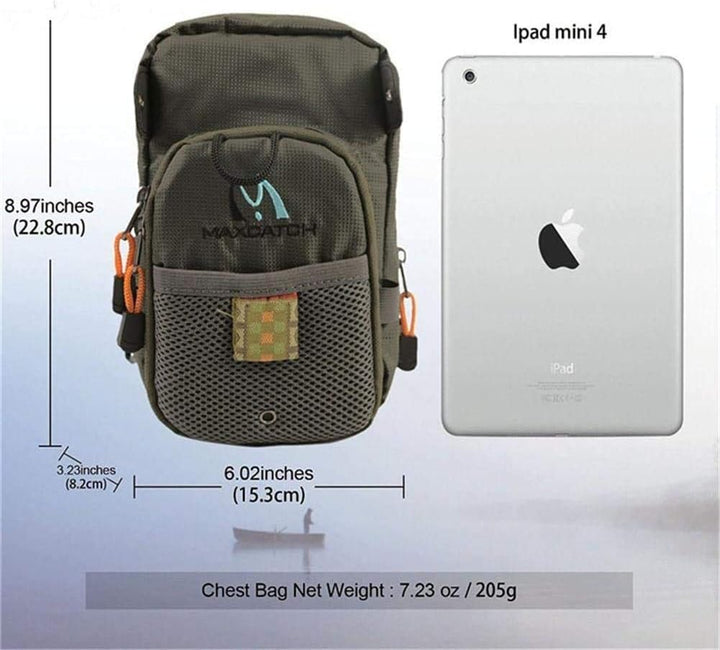 MAXIMUMCATCH Maxcatch Fliegenfischen Brusttasche Superleichte Brustpackung für Fliegenfischen Zubehö