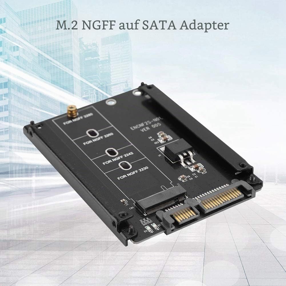 M.2 SSD to 2.5in Adapter M.2 to SATA Converter M.2 NGFF to SATA Adapter, High Per M.2 to SATA Conver
