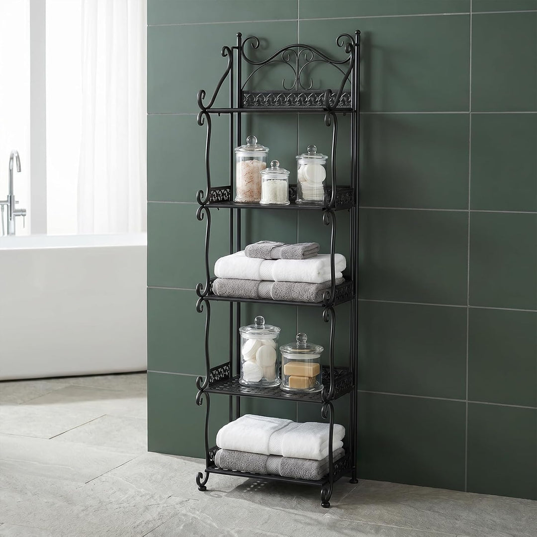 Pflanzenregal Metall klappbar Blumenständer für Innen &amp; Aussen | Elegantes Design, 3- oder 5-stufig,