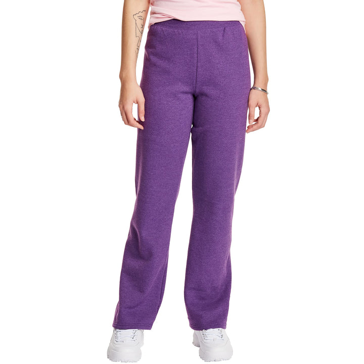 Hanes Damen EcoSmart Sweatpants mit offenem Bein, Fleece, Normale und zierliche Grössen erhältlich O