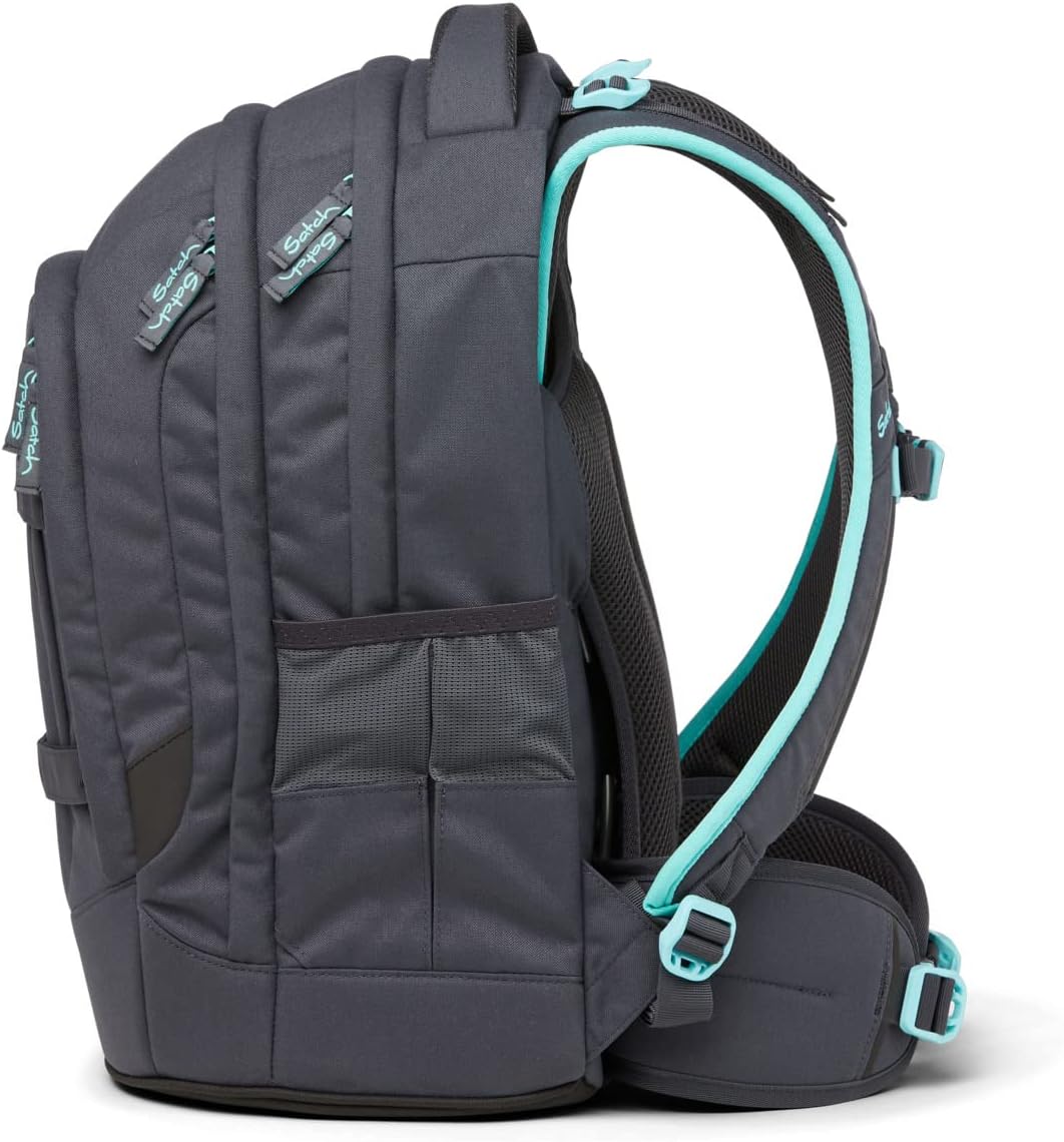 Satch Pack Pencil Slider Light Edition Schulrucksack Set 3tlg. mit Sportbeutel (Mint Phantom), Mint