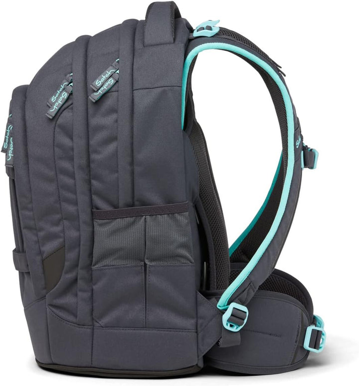 Satch Pack Pencil Slider Light Edition Schulrucksack Set 3tlg. mit Sportbeutel (Mint Phantom), Mint