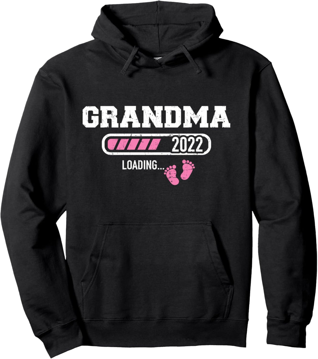 Oma 2022 loading Schwangerschaft verkünden Pullover Hoodie