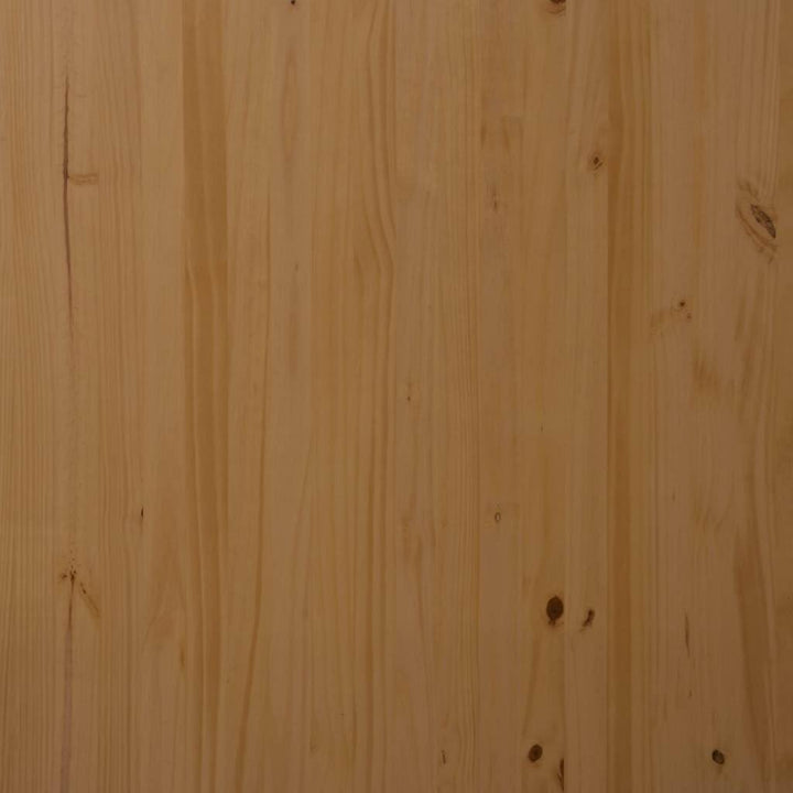 vidaXL Rollschrank mit Schubladen Moss Honigbraun Massivholz Kiefer Honigbraun und Weiss, Honigbraun