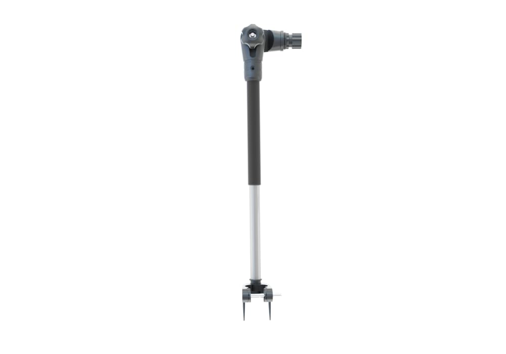 Fasten Teleskop Geberstange für Echolot Fish-Finder Transducer (300 - 500 mm) grau/schwarz, grau/sch