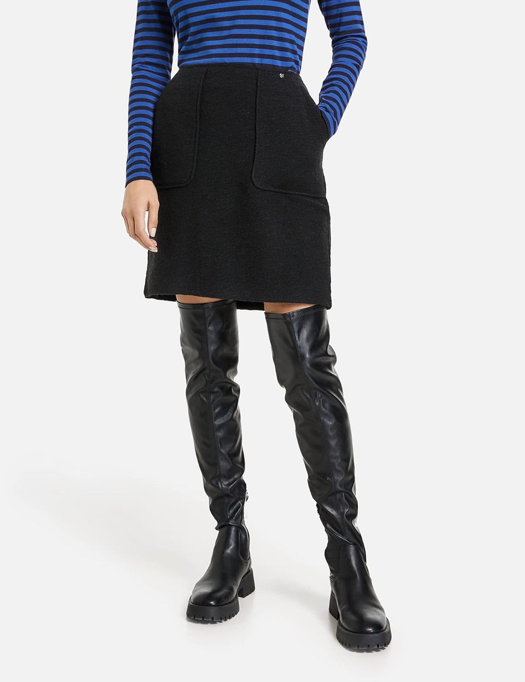 Gerry Weber Damen 711024-66361 Rock 34 Schwarz, 34 Schwarz
