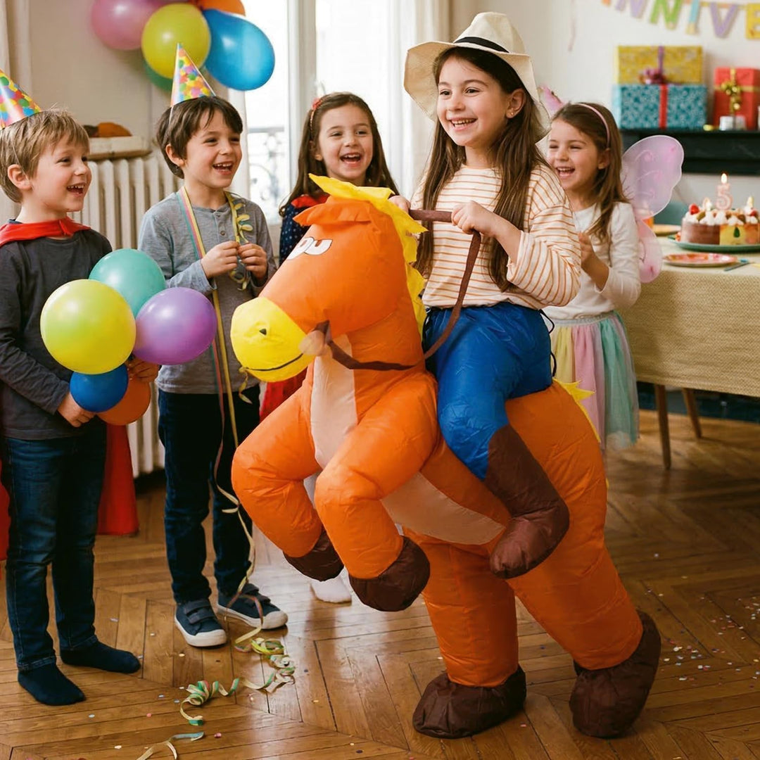 Aufblasbares Kostüm für Kinder | Kostüm für die Kostümparty | Aus strapazierfähigem Polyester - Ange