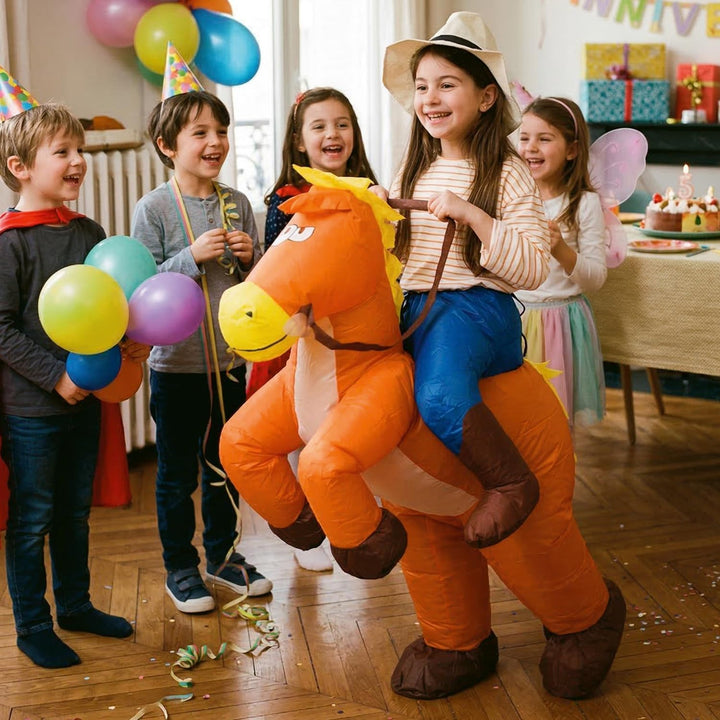 Aufblasbares Kostüm für Kinder | Kostüm für die Kostümparty | Aus strapazierfähigem Polyester - Ange