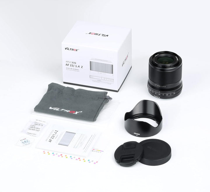 VILTROX AF 23mm F1.4 Z APS-C Objektiv für Nikon Z Mount, Weitwinkel Prime Festbrennweite mit Autofok