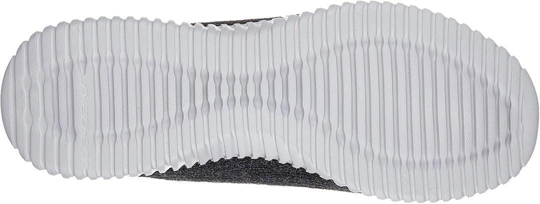 Skechers Herren Elite Flex Hartnell Halbschuhe 39 EU Black Gray Mesh Trim, 39 EU Black Gray Mesh Tri