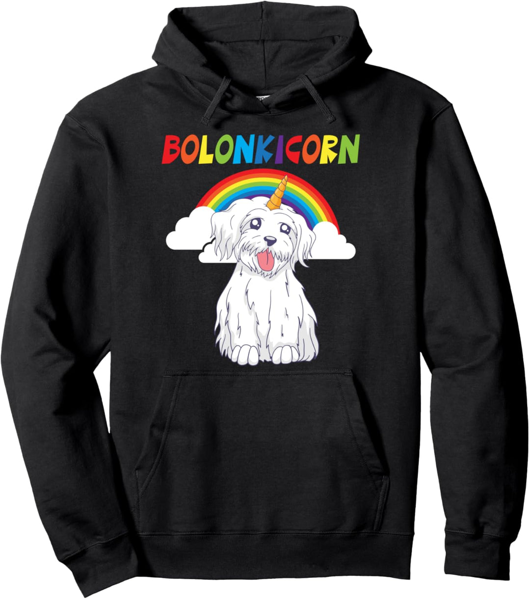 Bolonkicorn - Hunderasse Bolonka Zwetna Hund und Einhorn Pullover Hoodie