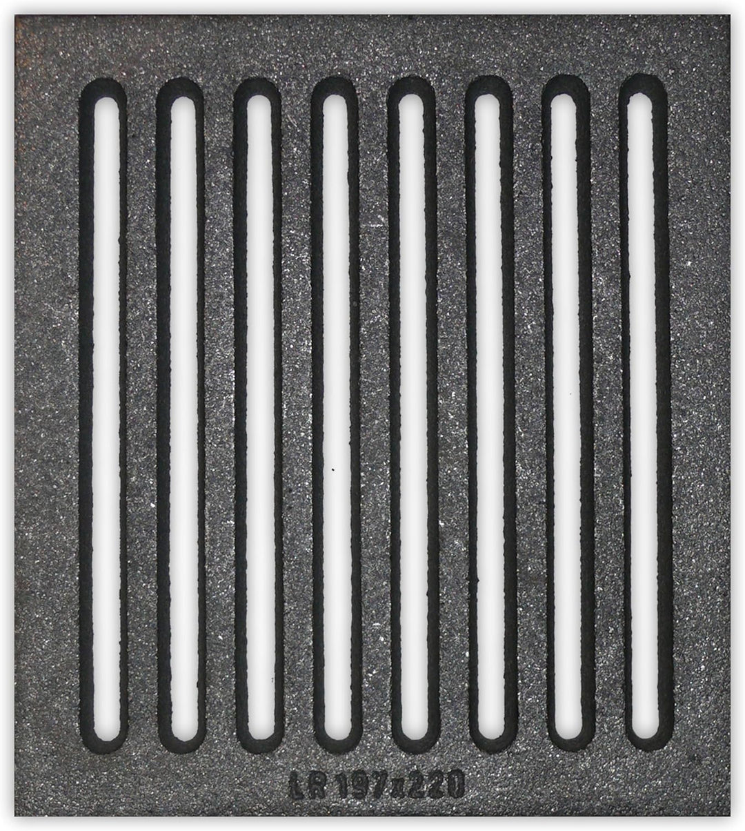 Liegerost 19,7 x 22 cm - Gussrost Ofenrost Ascherost Tafelrost Kaminrost Premiumqualität