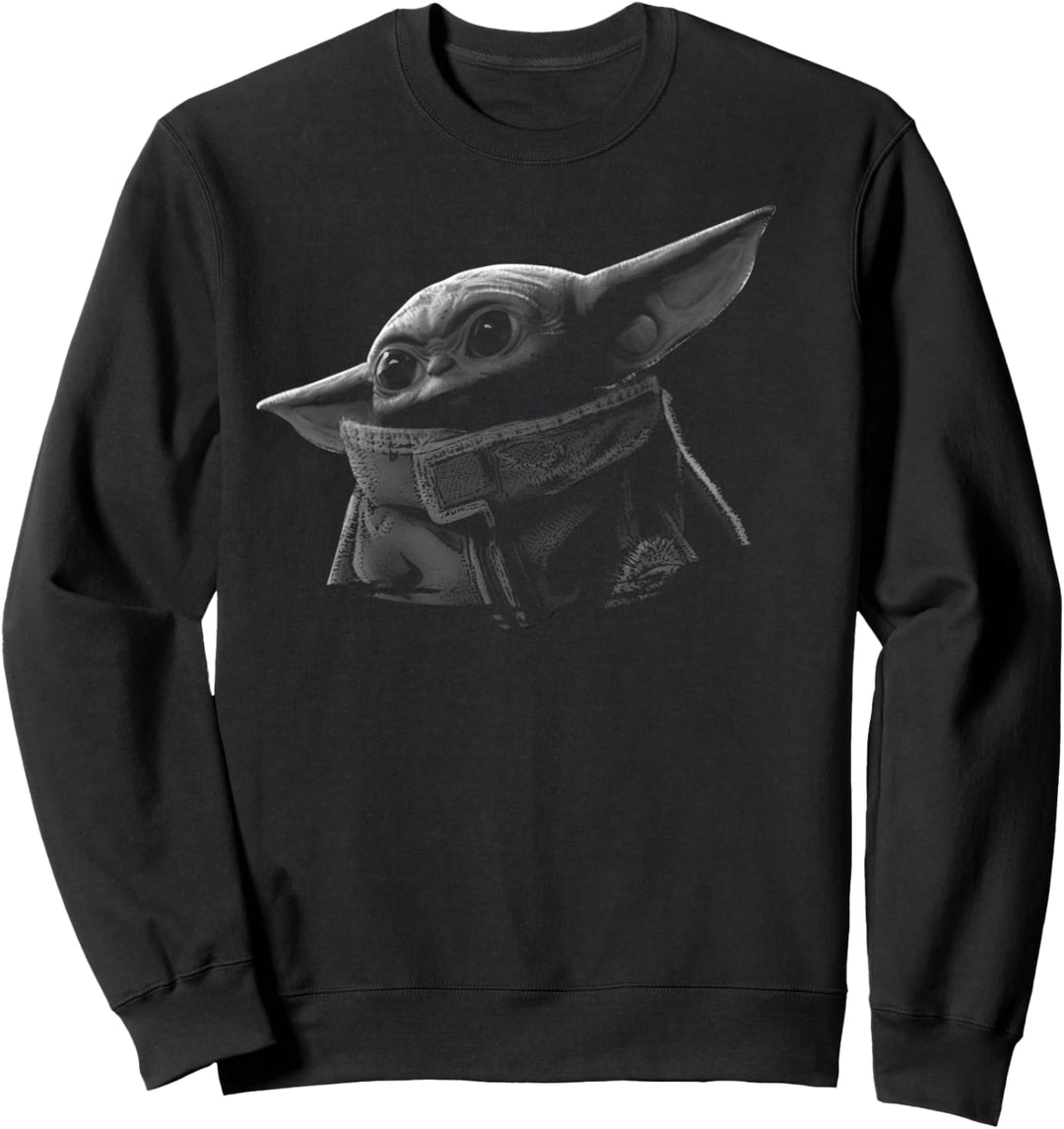 Star Wars The Mandalorian The Child Dark Portrait Sweatshirt