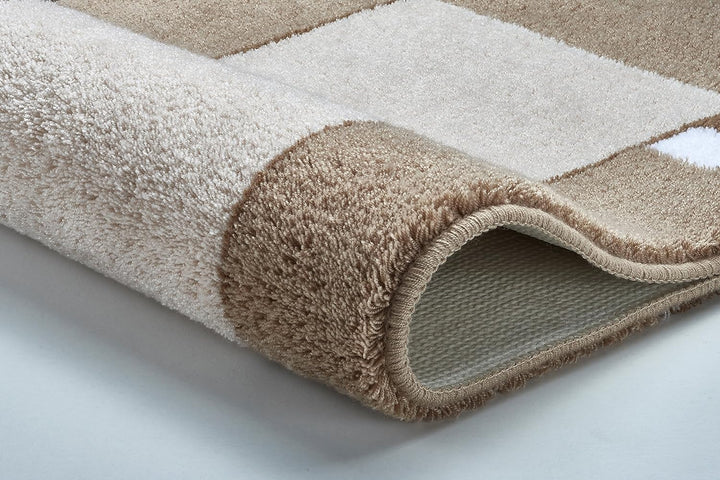 Kleine Wolke Badteppich Padova taupe 60 x 100 cm Taupe 60 x 100 cm Single, Taupe 60 x 100 cm Single
