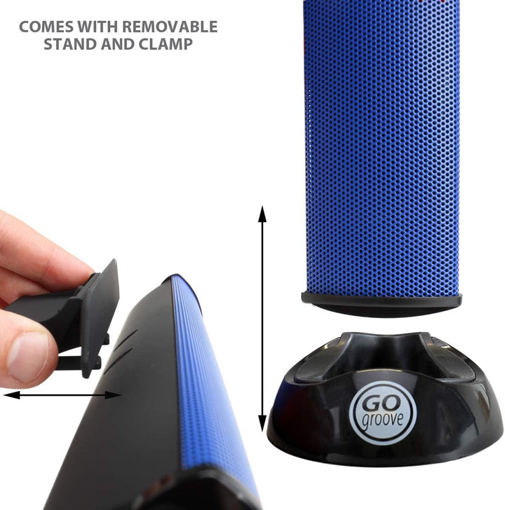 GOgroove SonaVERSE PC Soundbar für Laptops - USB-betriebene Mini-Soundbar mit tragbarem externem Cli